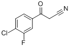 BENZENEPROPANENITRILE, 4-CHLORO-3-FLUORO-B-OXO-