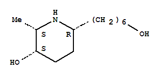 2-Piperidinehexanol,5-hydroxy-6-methyl-, [2R-(2a,5a,6a)]-