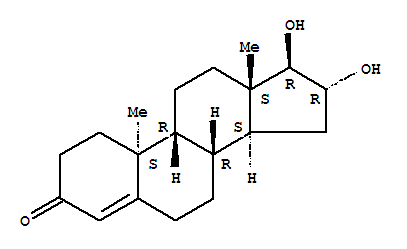 Androst-4-en-3-one,16,17-dihydroxy-, (9b,10a,16a,17b)- (9CI)