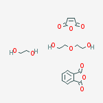 1,3-Isobenzofurandione, polymer with 1,2-ethanediol, 2,5-furandione and 2,2-oxybisethanol