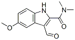 3-formyl-5-methoxy-N,N-dimethyl-1H-indole-2-carboxamide