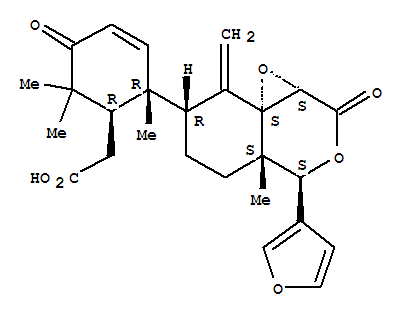 3-Cyclohexene-1-aceticacid,2-[4-(3-furanyl)octahydro-4a-methyl-8-methylene-2-oxooxireno[d][2]benzopyran-7-yl]-2,6,6-trimethyl-5-oxo-,[1aS-[1aa,4a,4aa,7b(1S*,2S*),8aR*]]-