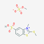3-methyl-2-methylsulfanyl-1,3-benzothiazol-3-ium-5-sulfonic Acid;methyl Sulfate