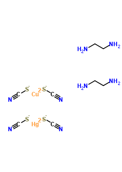 copper(2+) mercury thiocyanate - ethane-1,2-diamine (1:1:4:2)