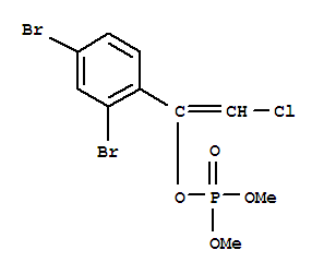 (E)-2-chloro-1-(2,4-dibromophenyl)ethenyl dimethyl phosphate