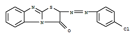 2-((E)-(4-Chlorophenyl)diazenyl)(1,3)thiazolo(3,2-a)benzimidazol-3(2H)-one