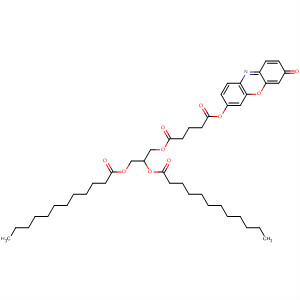 Pentanedioic acid, 2,3-bis[(1-oxododecyl)oxy]propyl3-oxo-3H-phenoxazin-7-yl ester