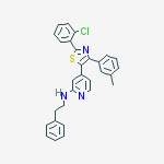 2-Pyridinamine,4-[2-(2-chlorophenyl)-4-(3-methylphenyl)-5-thiazolyl]-N-(2-phenylethyl)-