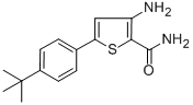  3-AMINO-5-[4-(TERT-BUTYL)PHENYL]THIOPHENE-2-CARBOXAMIDE 