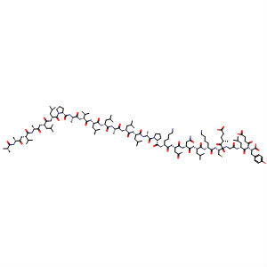 L-Tyrosine,N-(3-carboxy-1-oxopropyl)-L-alanyl-L-alanyl-L-valyl-L-alanyl-L-leucyl-L-leucyl-L-prolyl-L-alanyl-L-valyl-L-leucyl-L-leucyl-L-alanyl-L-leucyl-L-leucyl-L-alanyl-L-prolyl-L-lysyl-L-asparaginyl-L-asparaginyl-L-leucyl-L-lysyl-L-a-glutamyl-L-cysteiny