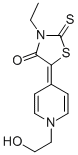 3-ethyl-5-[1-(2-hydroxyethyl)-4(1H)-pyridylidene]rhodanine