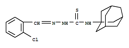 2-(2-chlorobenzylidene)-N-(tricyclo[3.3.1.1~3,7~]dec-1-yl)hydrazinecarbothioamide