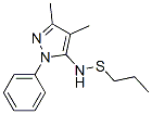1-Phenyl-3-methyl-4-(1-methyl)propylthio-5-aminopyrazole