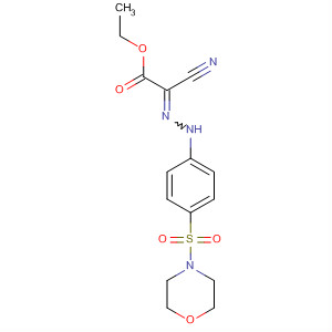 Acetic acid, cyano[[4-(4-morpholinylsulfonyl)phenyl]hydrazono]-, ethylester