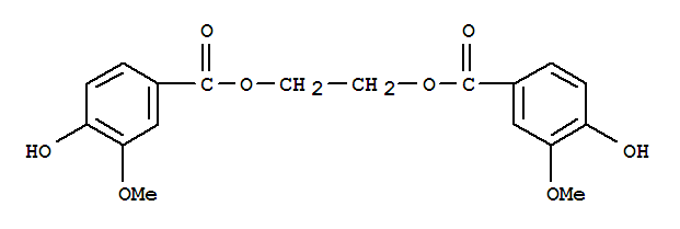 ethane-1,2-diyl bis(4-hydroxy-3-methoxybenzoate)