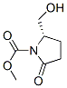 1-Pyrrolidinecarboxylic  acid,  2-(hydroxymethyl)-5-oxo-,  methyl  ester,  (2S)-