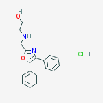 2-{[(4,5-diphenyl-1,3-oxazol-2-yl)methyl]amino}ethanol hydrochloride (1:1)
