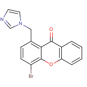 9H-Xanthen-9-one, 4-bromo-1-(1H-imidazol-1-ylmethyl)-