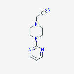 1-Piperazineacetonitrile, 4-(2-pyrimidinyl)