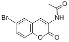 N-(6-BROMO-2-OXO-2H-1-BENZOPYRAN-3-YL)ACETAMIDE