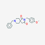 2,8-Diazaspiro[4.5]decane-1,3-dione,2-[(4-methoxyphenyl)methyl]-8-(phenylmethyl)-