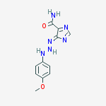 4-[3-(4-methoxyphenyl)triazanylidene]-4H-imidazole-5-carboxamide