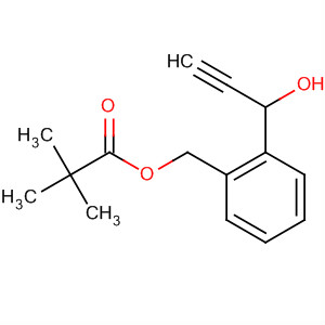 Propanoic acid, 2,2-dimethyl-, [2-(1-hydroxy-2-propynyl)phenyl]methylester