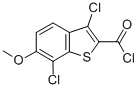 3,7-dichloro-6-methoxy-1-benzothiophene-2-carbonyl chloride