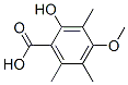 2-Hydroxy-4-methoxy-3,5,6-trimethylbenzoic acid