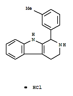 1-(3-methylphenyl)-2,3,4,9-tetrahydro-1H-beta-carboline hydrochloride (1:1)