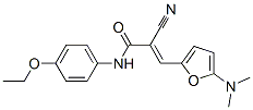 2-Propenamide,  2-cyano-3-[5-(dimethylamino)-2-furanyl]-N-(4-ethoxyphenyl)-