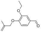 3-ethoxy-4-[(2-methylprop-2-en-1-yl)oxy]benzaldehyde