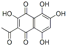 2-Acetyl-3,5,6,8-tetrahydroxy-1,4-naphthoquinone