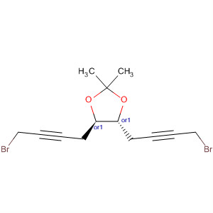 1,3-Dioxolane, 4,5-bis(4-bromo-2-butynyl)-2,2-dimethyl-, (4R,5R)-rel-