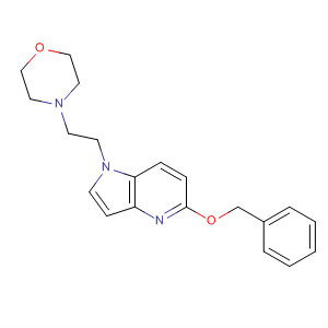 1H-Pyrrolo[3,2-b]pyridine, 1-[2-(4-morpholinyl)ethyl]-5-(phenylmethoxy)-