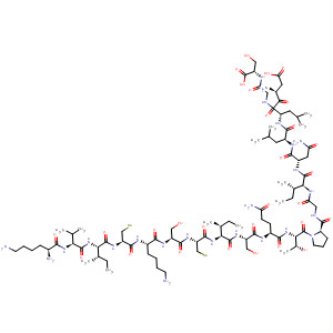 L-Serine,L-lysyl-L-valyl-L-isoleucyl-L-cysteinyl-L-lysyl-L-seryl-L-cysteinyl-L-isoleucyl-L-seryl-L-glutaminyl-L-threonyl-L-prolylglycyl-L-isoleucyl-L-asparaginyl-L-leucyl-L-a-aspartyl-L-leucylglycyl-