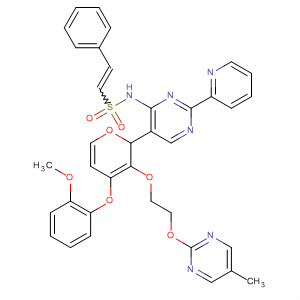 Ethenesulfonamide,N-[5-(2-methoxyphenoxy)-6-[2-[(5-methyl-2-pyrimidinyl)oxy]ethoxy]-2-pyrazinyl-4-pyrimidinyl]-2-phenyl-