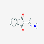 2-(1-hydrazinylideneethyl)-1H-indene-1,3(2H)-dione