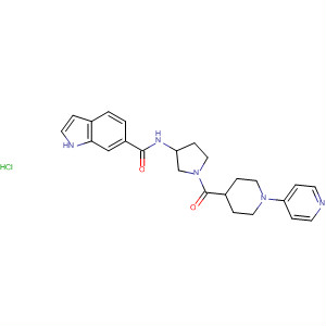 1H-Indole-6-carboxamide,N-[1-[[1-(4-pyridinyl)-4-piperidinyl]carbonyl]-3-pyrrolidinyl]-,monohydrochloride