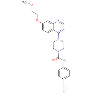 1-Piperazinecarboxamide,N-(4-cyanophenyl)-4-[7-(2-methoxyethoxy)-4-quinazolinyl]-