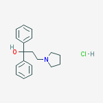 1,1-DIPHENYL-3-(PYRROLIDIN-1-YL)PROPAN-1-OL HYDROCHLORIDE(1:1)
