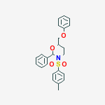 3-[(4-methylphenyl)sulfonyl]-6-(phenoxymethyl)-2-phenyl-1,3-oxazinane