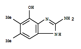 1H-Benzimidazol-7-ol,2-amino-5,6-dimethyl-