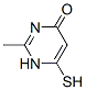 4(3H)-Pyrimidinone,6-mercapto-2-methyl-