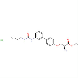 L-Serine, O-[3'-[[(propylamino)carbonyl]amino][1,1'-biphenyl]-4-yl]-,methyl ester, monohydrochloride