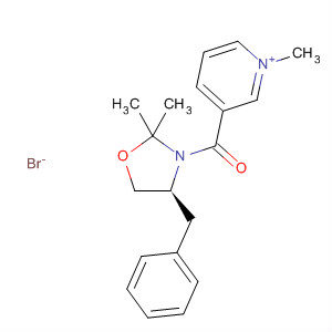 Pyridinium,3-[[(4S)-2,2-dimethyl-4-(phenylmethyl)-3-oxazolidinyl]carbonyl]-1-methyl-, bromide