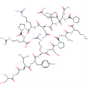 L-Arginine,L-serylglycyl-L-leucyl-L-tyrosyl-L-arginyl-L-seryl-L-prolyl-L-seryl-L-methionyl-L-prolyl-L-a-glutamyl-L-asparaginyl-L-leucyl-L-asparaginyl-L-arginyl-L-prolyl-