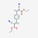 2-Propenoic acid,3,3-(1,4-phenylene)bis(2-cyano)-diethylester