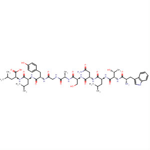 L-Leucine,L-tryptophyl-L-threonyl-L-leucyl-L-asparaginyl-L-seryl-L-alanylglycyl-L-tyrosyl-L-leucyl-