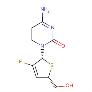 2(1H)-Pyrimidinone,4-amino-1-[(2R,5S)-3-fluoro-2,5-dihydro-5-(hydroxymethyl)-2-thienyl]-